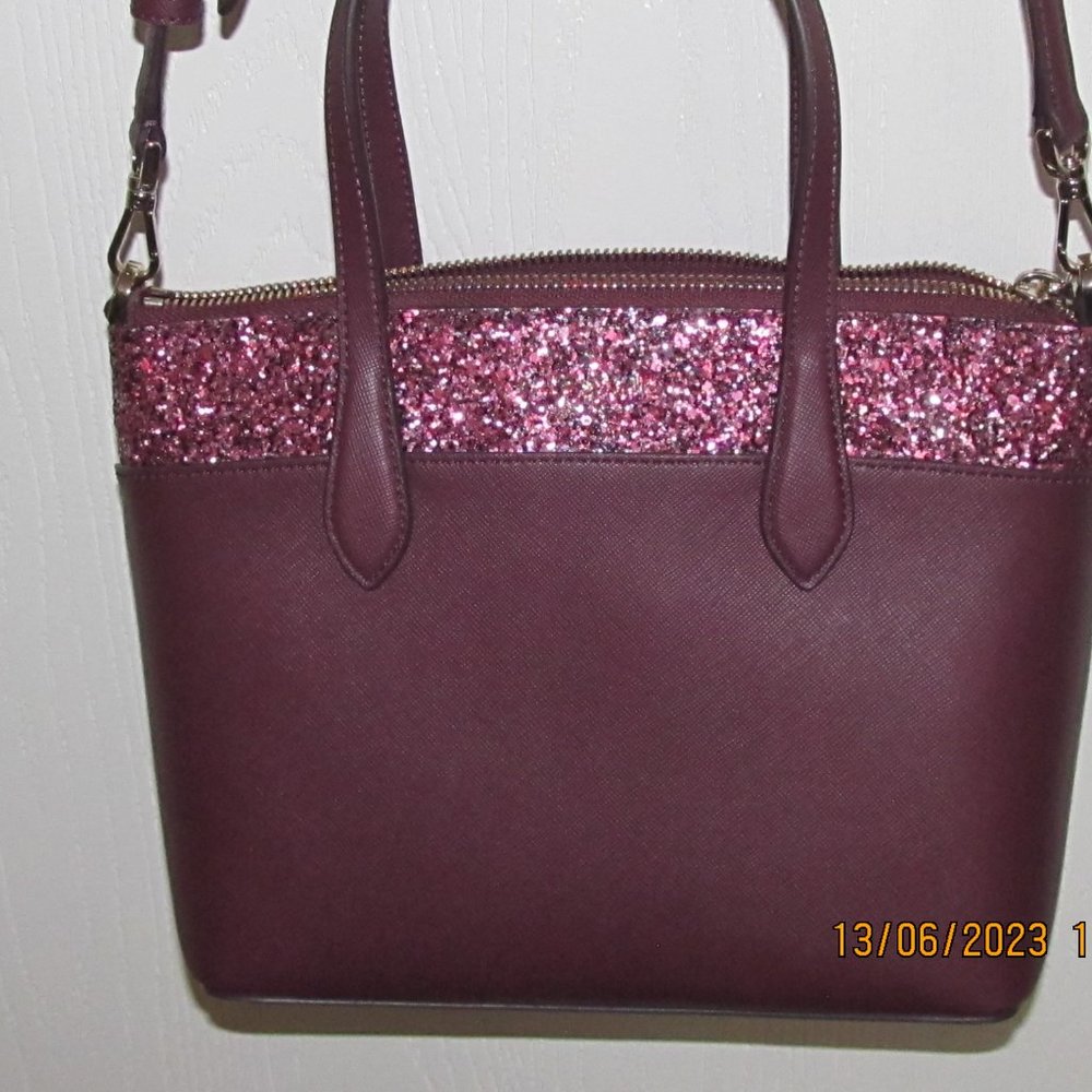KATE SPADE /  SATCHEL /CROSSBODY  IN BEAUTFUL CHERRYWOOD. COLOR